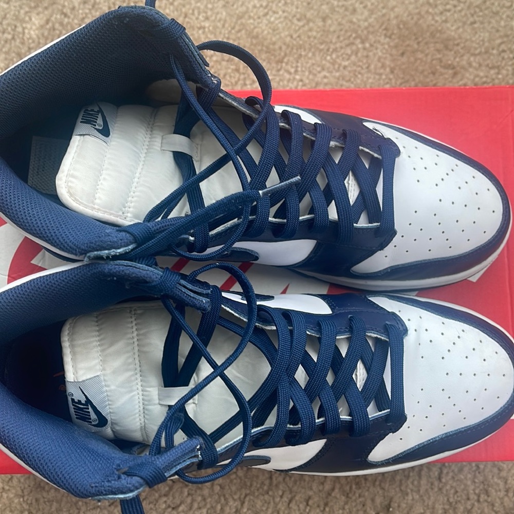 Nike Dunk HI Retro Navy Blue